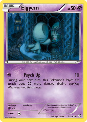 Elgyem (73/162) [XY: BREAKthrough] - The Mythic Store | 24h Order Processing