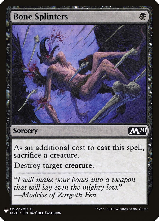 Bone Splinters [Mystery Booster] - The Mythic Store | 24h Order Processing