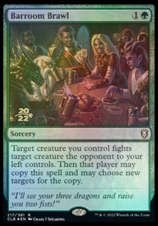 Barroom Brawl [Commander Legends: Battle for Baldur's Gate Prerelease Promos] - The Mythic Store | 24h Order Processing