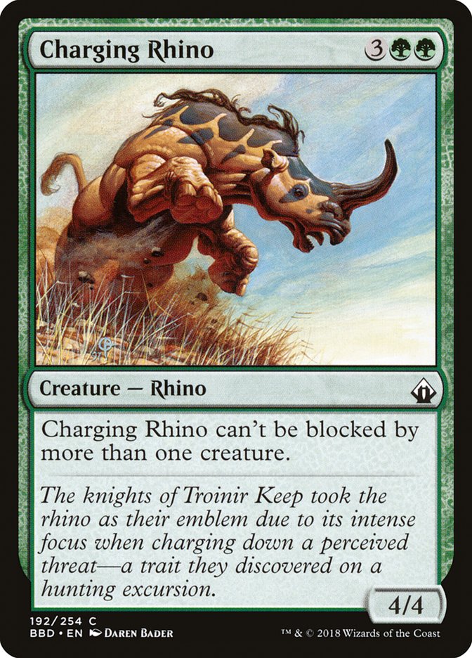 Charging Rhino [Battlebond] - The Mythic Store | 24h Order Processing