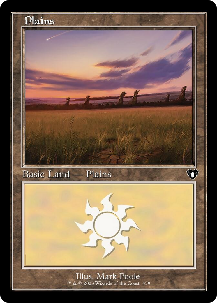 Plains (439) (Retro) [Commander Masters] - The Mythic Store | 24h Order Processing