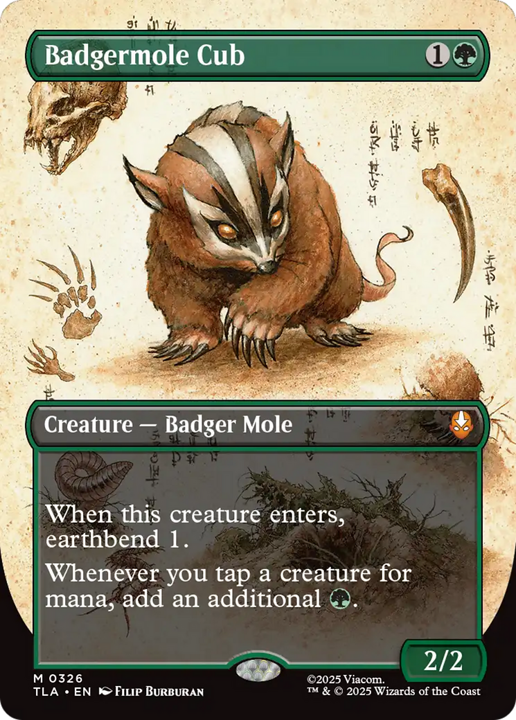 Badgermole Cub (Borderless) [Avatar: The Last Airbender] - The Mythic Store | 24h Order Processing