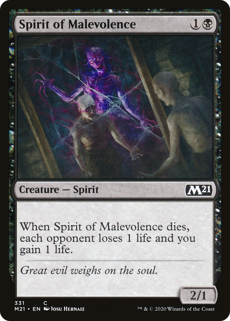 Spirit of Malevolence [Core Set 2021] - The Mythic Store | 24h Order Processing