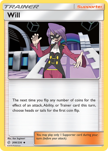 Will (208/236) [Sun & Moon: Cosmic Eclipse] - The Mythic Store | 24h Order Processing