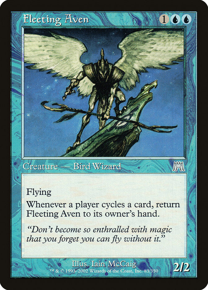 Fleeting Aven [Onslaught] - The Mythic Store | 24h Order Processing