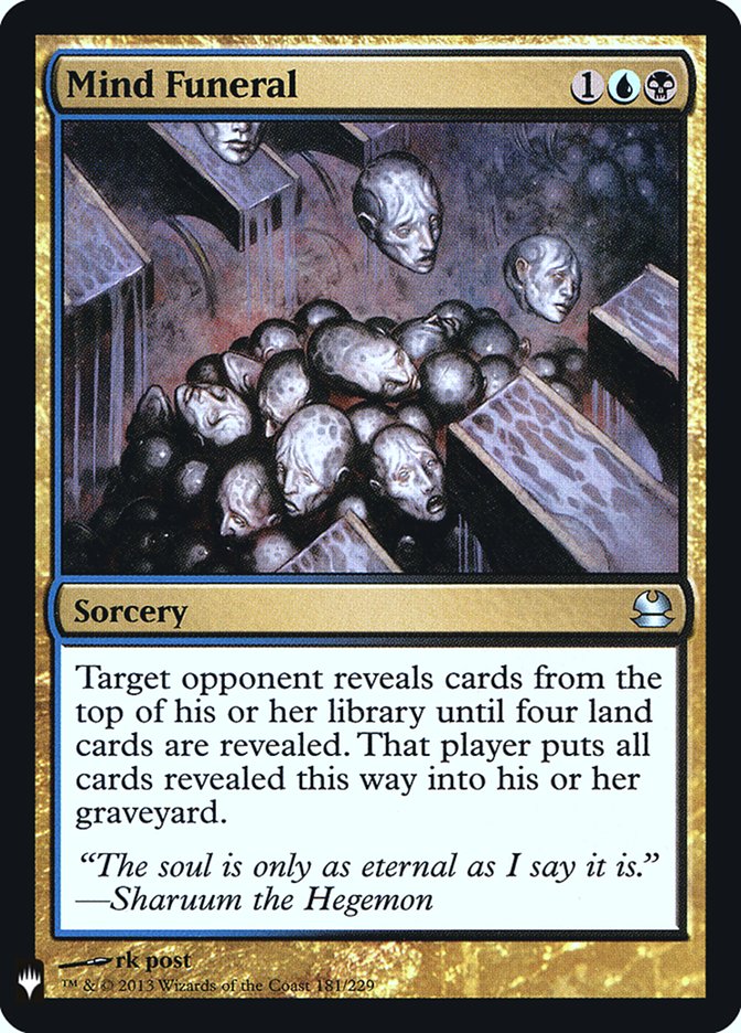 Mind Funeral [Mystery Booster] - The Mythic Store | 24h Order Processing