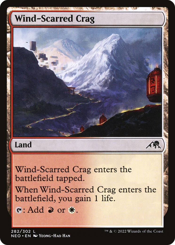Wind-Scarred Crag [Kamigawa: Neon Dynasty] - The Mythic Store | 24h Order Processing