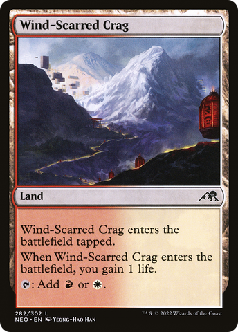 Wind-Scarred Crag [Kamigawa: Neon Dynasty] - The Mythic Store | 24h Order Processing