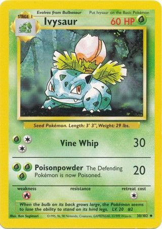 Ivysaur (30/102) [Base Set Unlimited] - The Mythic Store | 24h Order Processing