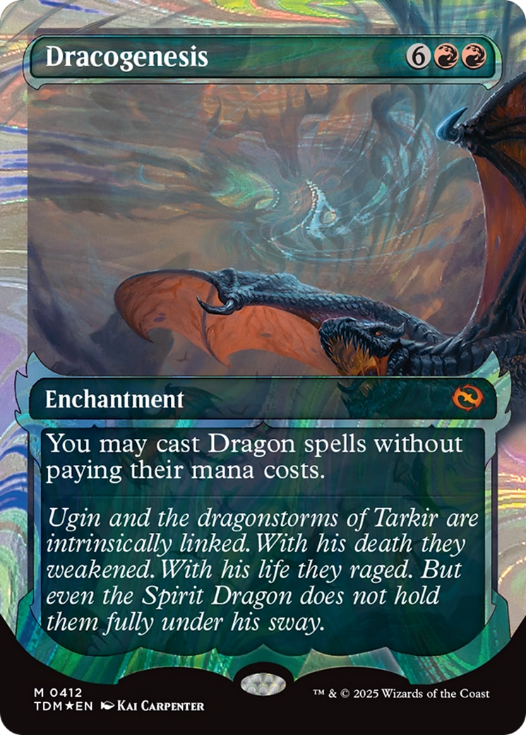 Dracogenesis (0412) (Showcase) (Halo Foil) [Tarkir: Dragonstorm] - The Mythic Store | 24h Order Processing