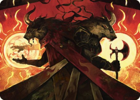 Hurloon Battle Hymn Art Card [Dominaria United Art Series] - The Mythic Store | 24h Order Processing