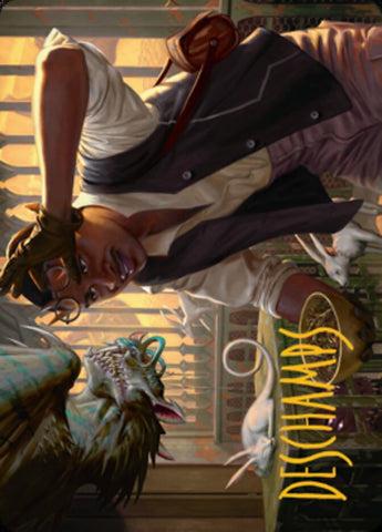 Bennie Bracks, Zoologist Art Card (Gold-Stamped Signature) [Streets of New Capenna Art Series] - The Mythic Store | 24h Order Processing