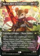 Mabel, Heir to Cragflame (Borderless) (Raised Foil) [Bloomburrow] - The Mythic Store | 24h Order Processing
