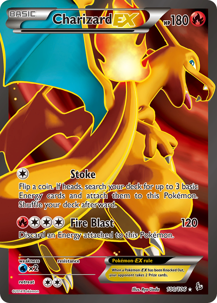 Charizard EX (100/106) [XY: Flashfire] - The Mythic Store | 24h Order Processing
