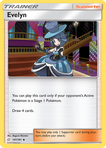 Evelyn (141/181) [Sun & Moon: Team Up] - The Mythic Store | 24h Order Processing
