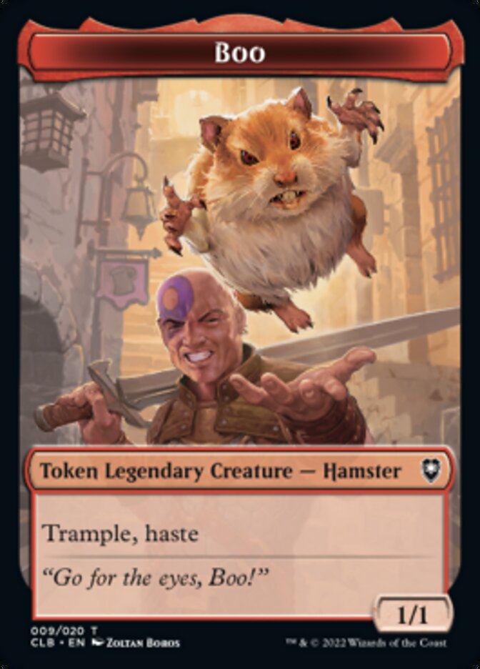 Treasure // Boo Double-Sided Token [Commander Legends: Battle for Baldur's Gate Tokens] - The Mythic Store | 24h Order Processing