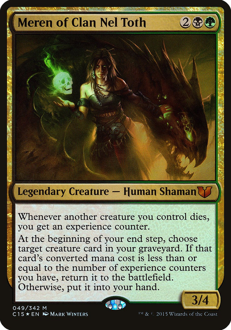 Meren of Clan Nel Toth (Oversized) [Commander 2015 Oversized] - The Mythic Store | 24h Order Processing