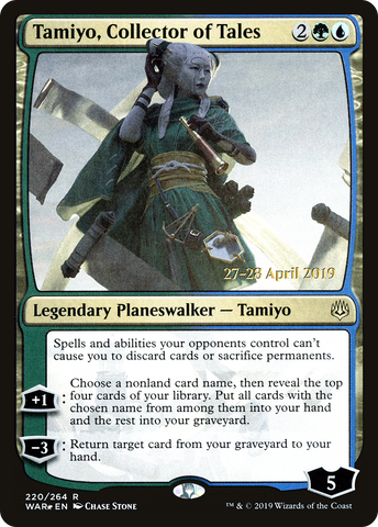 Tamiyo, Collector of Tales [War of the Spark Prerelease Promos] - The Mythic Store | 24h Order Processing