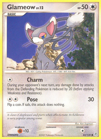 Glameow (83/130) [Diamond & Pearl: Base Set] - The Mythic Store | 24h Order Processing