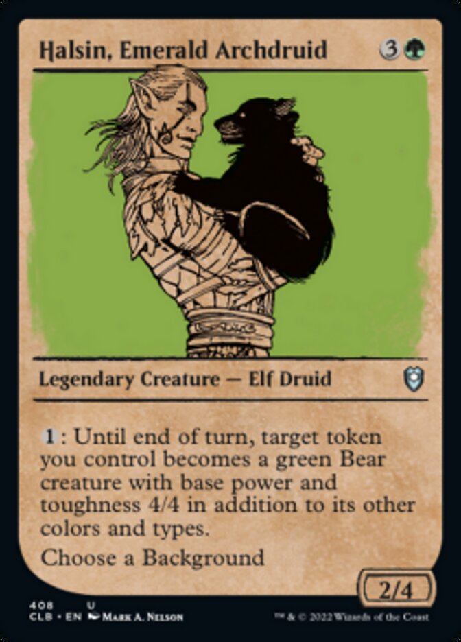 Halsin, Emerald Archdruid (Showcase) [Commander Legends: Battle for Baldur's Gate] - The Mythic Store | 24h Order Processing