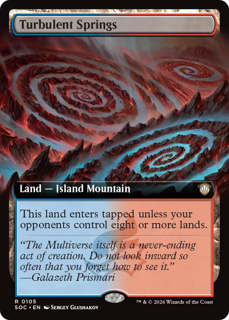 Turbulent Springs (Extended Art) [Secrets of Strixhaven Commander] - The Mythic Store | 24h Order Processing