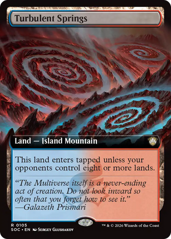 Turbulent Springs (Extended Art) [Secrets of Strixhaven Commander] - The Mythic Store | 24h Order Processing