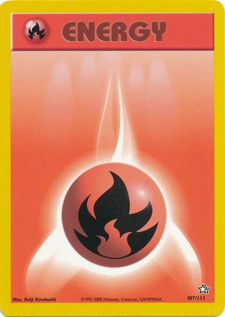 Fire Energy (107/111) [Neo Genesis Unlimited] - The Mythic Store | 24h Order Processing