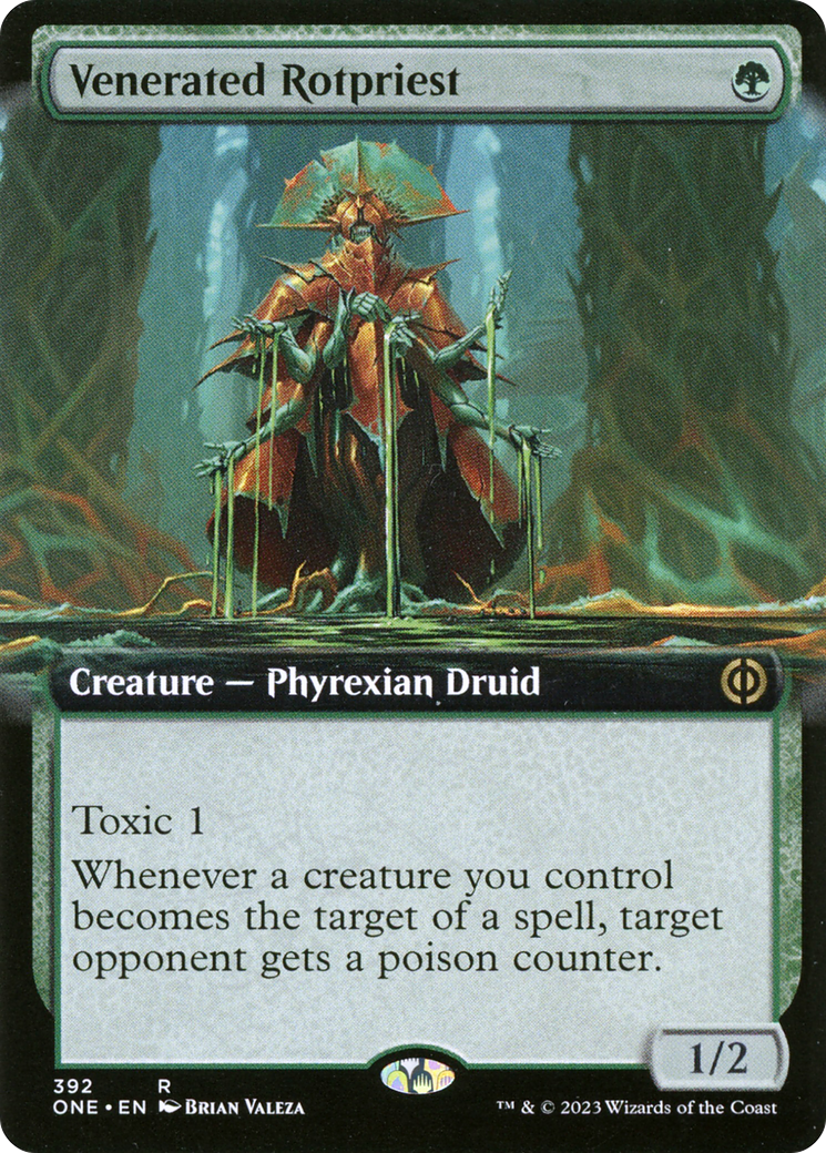 Venerated Rotpriest (Extended Art) [Phyrexia: All Will Be One] - The Mythic Store | 24h Order Processing