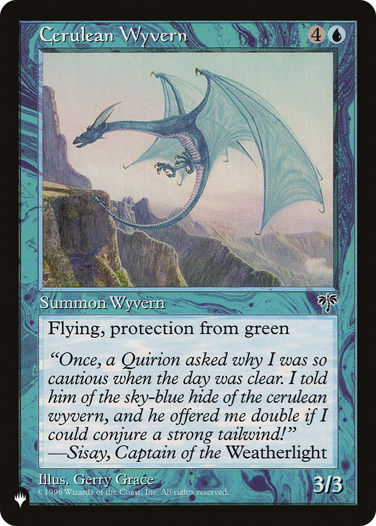 Cerulean Wyvern [The List] - The Mythic Store | 24h Order Processing