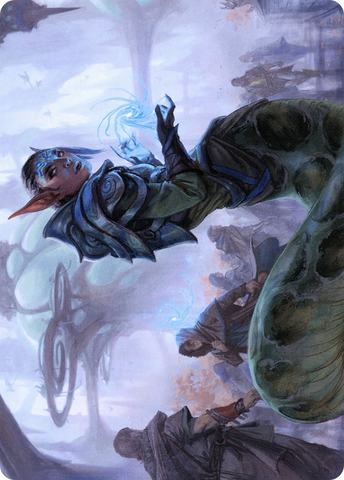 Lonis, Cryptozoologist Art Card [Modern Horizons 2 Art Series] - The Mythic Store | 24h Order Processing