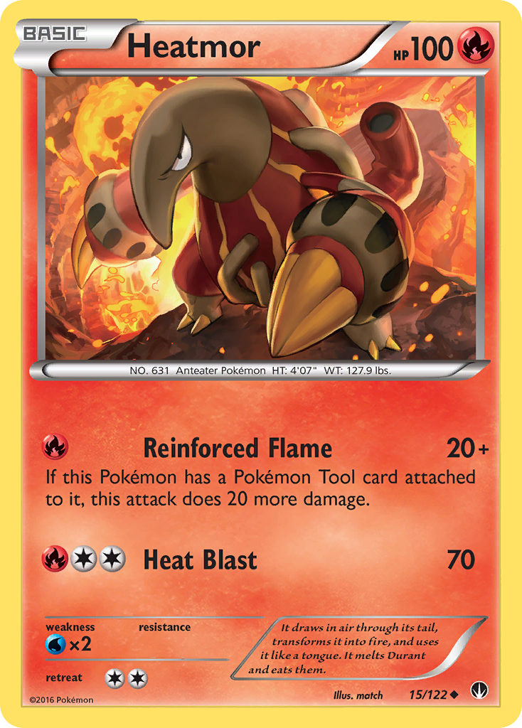 Heatmor (15/122) [XY: BREAKpoint] - The Mythic Store | 24h Order Processing