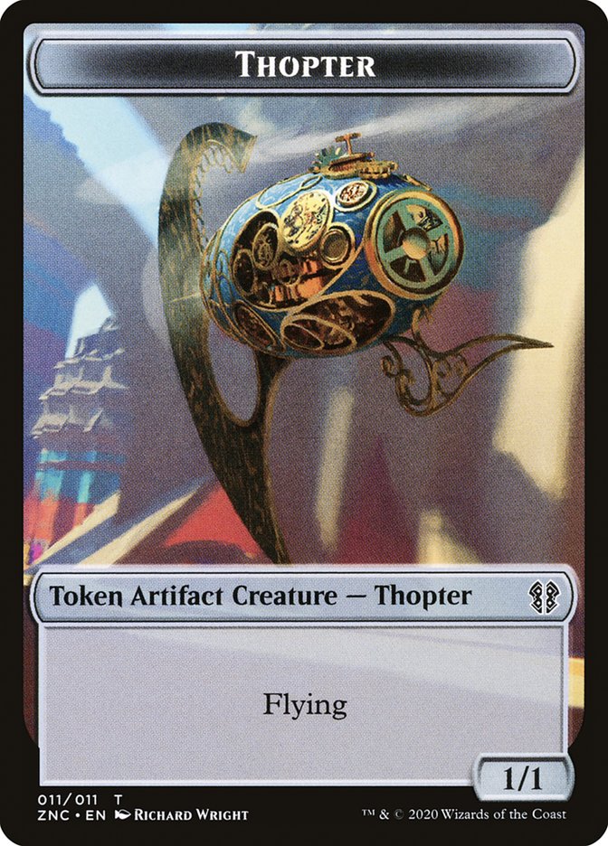 Faerie Rogue // Thopter Double-Sided Token [Zendikar Rising Commander Tokens] - The Mythic Store | 24h Order Processing