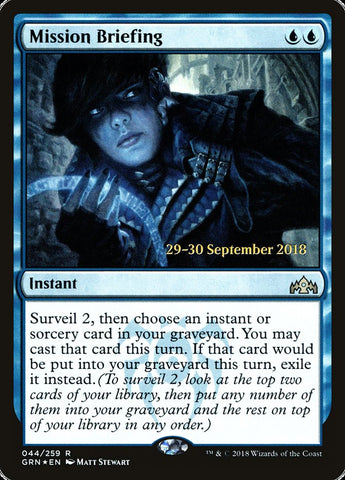 Mission Briefing [Guilds of Ravnica Prerelease Promos] - The Mythic Store | 24h Order Processing
