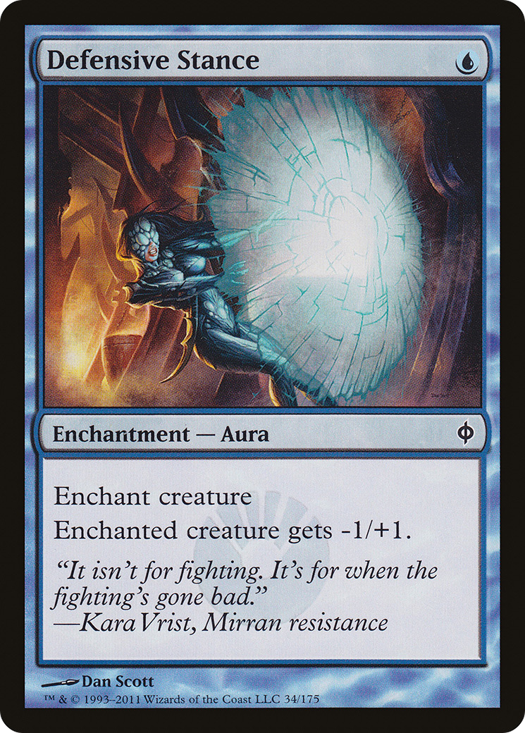 Defensive Stance [New Phyrexia] - The Mythic Store | 24h Order Processing