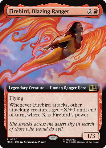 Firebird, Blazing Ranger (Extended Art) [Marvel Super Heroes Commander] - The Mythic Store | 24h Order Processing