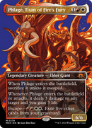 Phlage, Titan of Fire's Fury (Borderless) [Modern Horizons 3] - The Mythic Store | 24h Order Processing