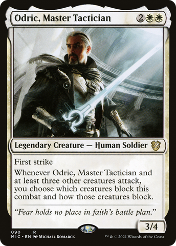 Odric, Master Tactician [Innistrad: Midnight Hunt Commander] - The Mythic Store | 24h Order Processing