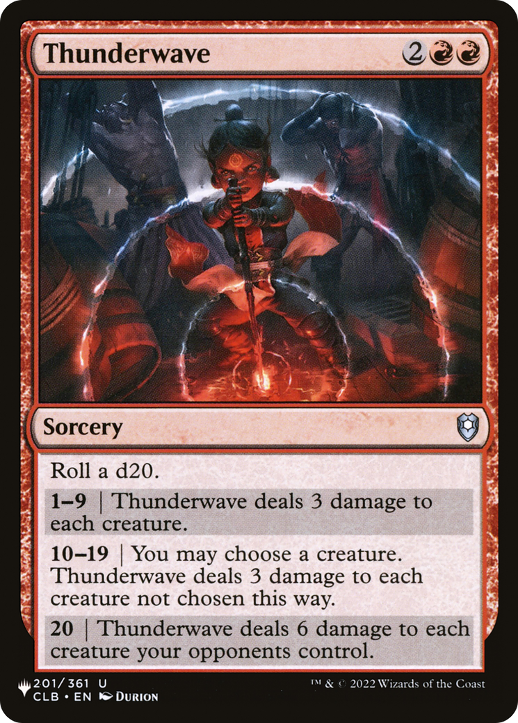 Thunderwave [The List Reprints] - The Mythic Store | 24h Order Processing