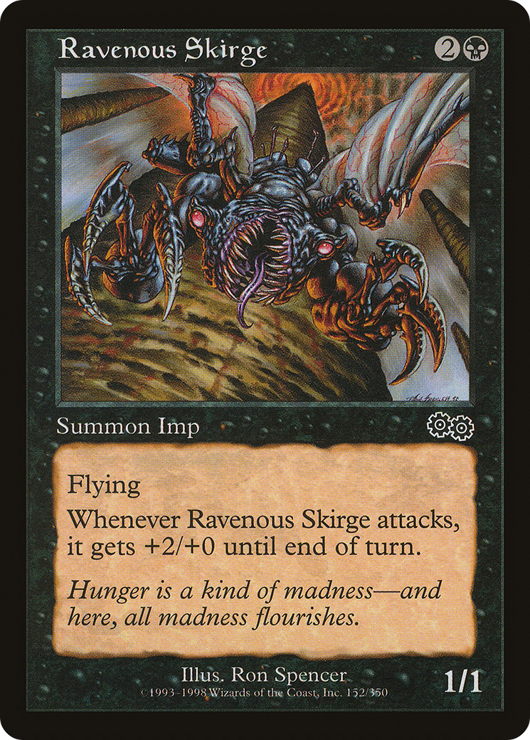 Ravenous Skirge [Urza's Saga] - The Mythic Store | 24h Order Processing