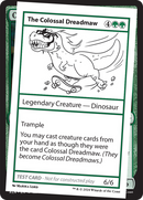 The Colossal Dreadmaw [Mystery Booster 2 Playtest Cards] - The Mythic Store | 24h Order Processing