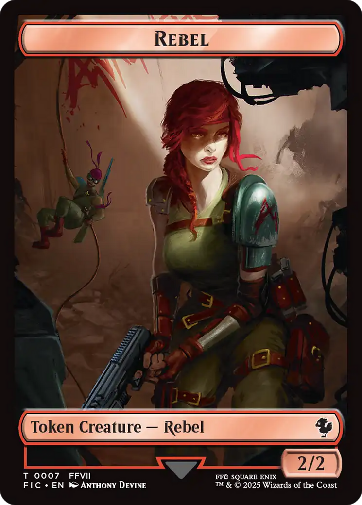 Soldier // Rebel Double-Sided Token [FINAL FANTASY Commander Tokens] - The Mythic Store | 24h Order Processing