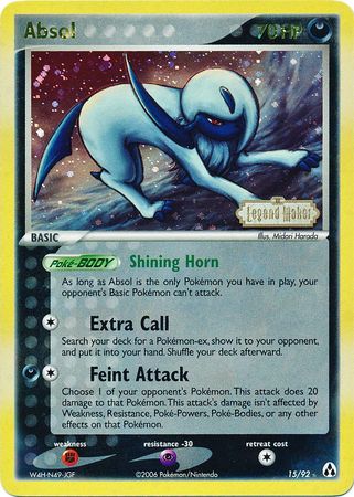 Absol (15/92) (Stamped) [EX: Legend Maker] - The Mythic Store | 24h Order Processing