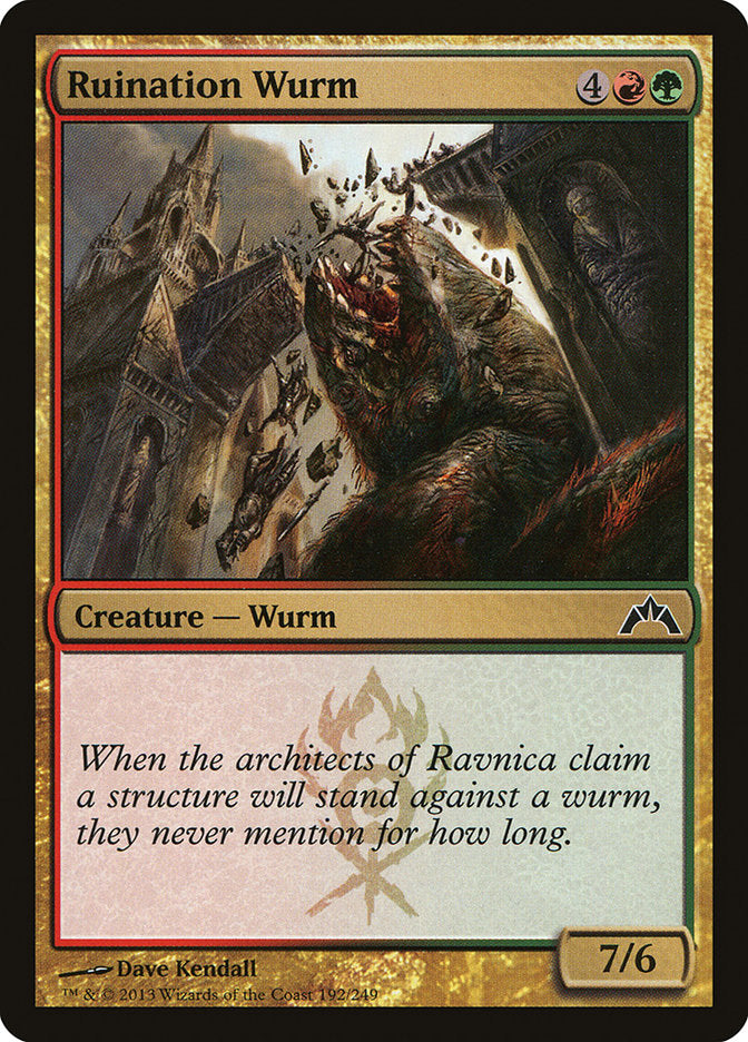 Ruination Wurm [Gatecrash] - The Mythic Store | 24h Order Processing
