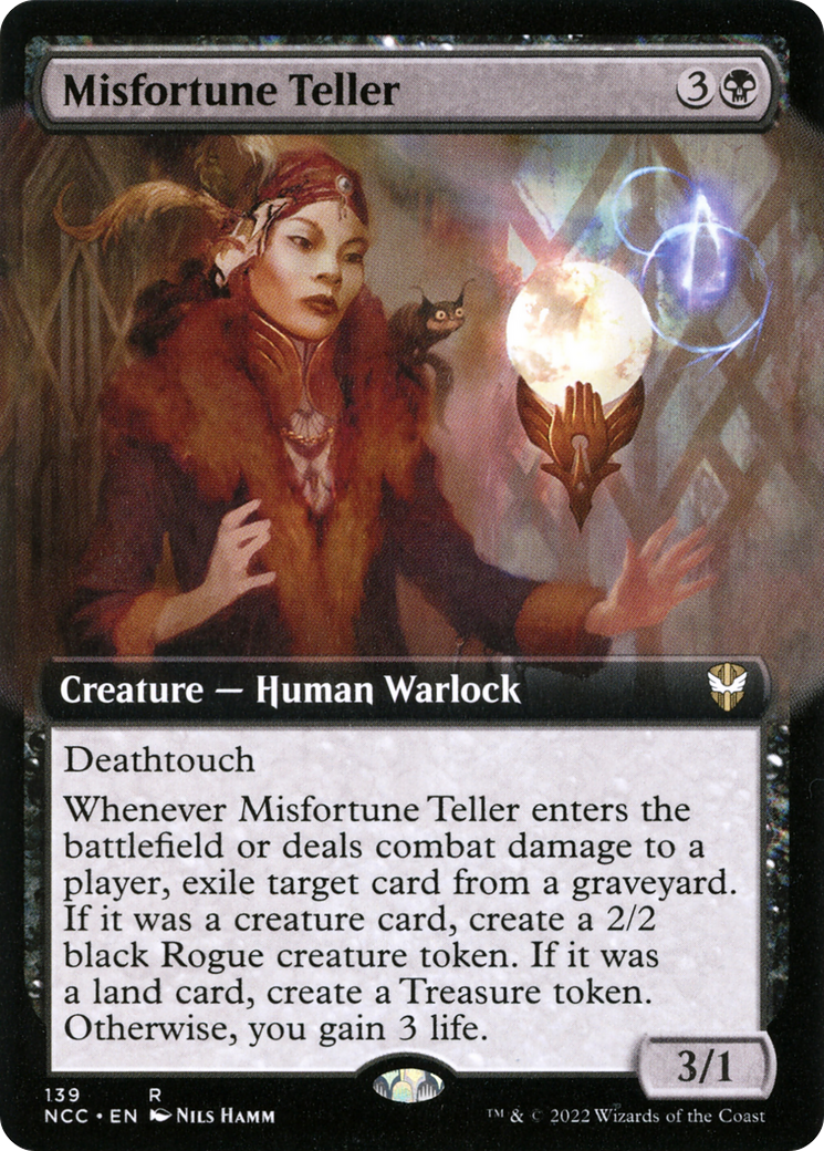 Misfortune Teller (Extended Art) [Streets of New Capenna Commander] - The Mythic Store | 24h Order Processing