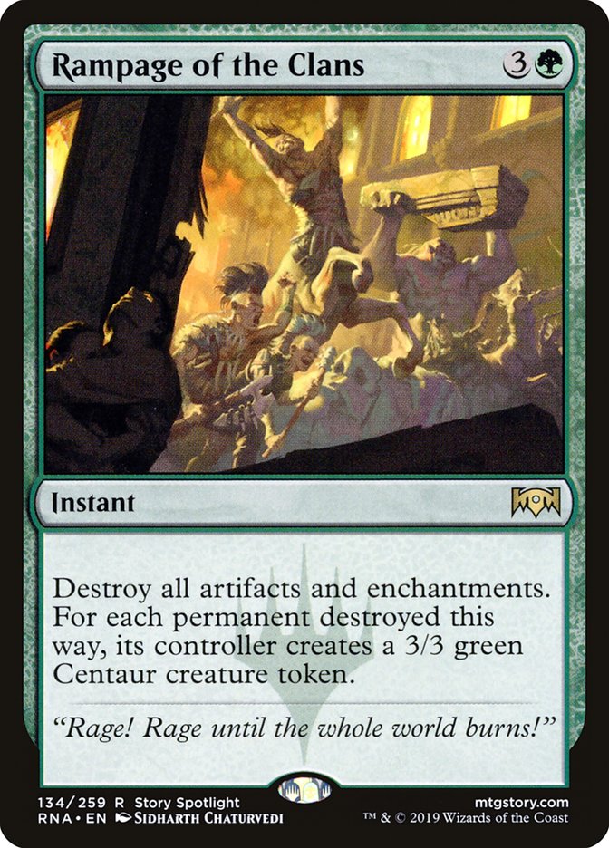 Rampage of the Clans [Ravnica Allegiance] - The Mythic Store | 24h Order Processing