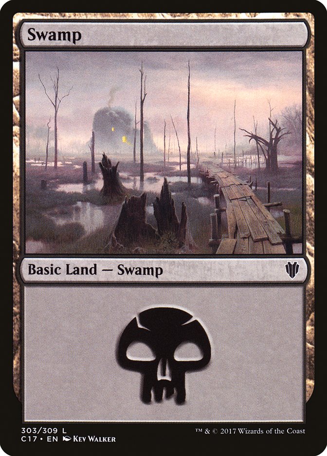 Swamp (303) [Commander 2017] - The Mythic Store | 24h Order Processing