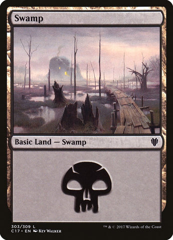 Swamp (303) [Commander 2017] - The Mythic Store | 24h Order Processing