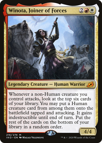 Winota, Joiner of Forces (Promo Pack) [Ikoria: Lair of Behemoths Promos] - The Mythic Store | 24h Order Processing