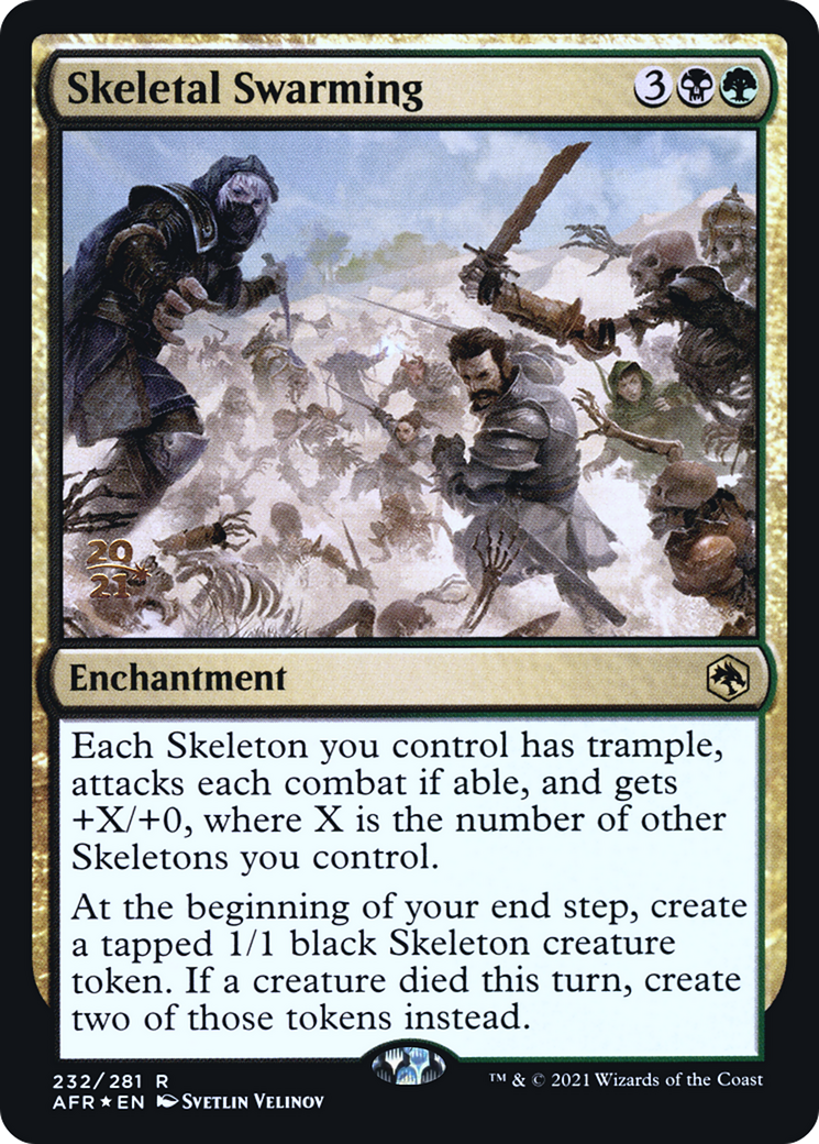 Skeletal Swarming [Dungeons & Dragons: Adventures in the Forgotten Realms Prerelease Promos] - The Mythic Store | 24h Order Processing