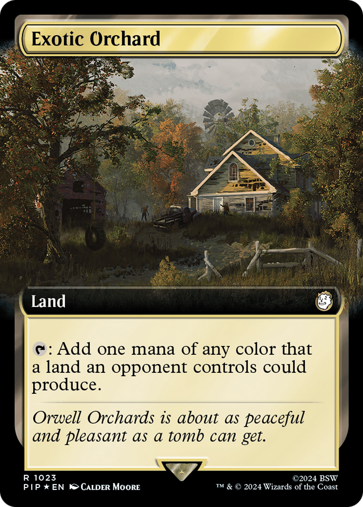 Exotic Orchard (Extended Art) (Surge Foil) [Fallout] - The Mythic Store | 24h Order Processing